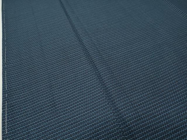 平和屋着物●男性　紬　アンサンブル　100亀甲　総詰め　正絹　逸品　CABD9094gh