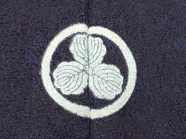 平和屋着物●藍友禅作家　橋詰清貫　色留袖　手描き　花車文　正絹　逸品　CABD9108gh