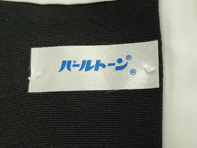 平和屋着物○伝統工芸士 山本富男 黒留袖 京の扇 反端