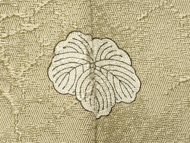平和屋着物●本草木染作家　瑞寶　色無地　堅牢草木染　霞地紋　砥粉色　反端付き　正絹　逸品　CABD9112gh