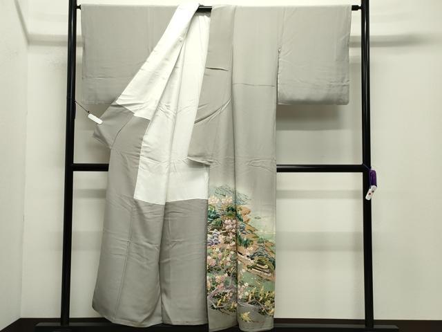 平和屋着物●本加賀友禅作家　小田美知代　色留袖　有明海　暈し染め　正絹　逸品　CABD9128gh