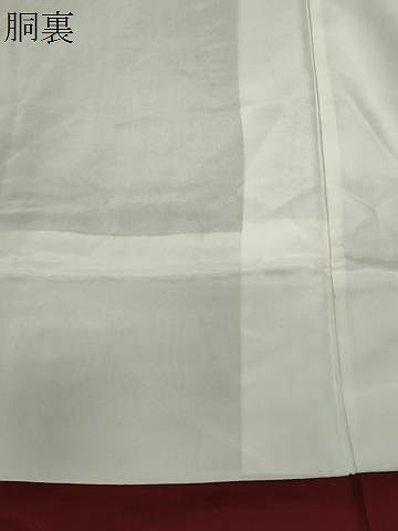 平和屋着物●都喜ヱ門　本場大島紬　7マルキ　泥染め　白い花　藤絹織物謹製　証紙付き　正絹　逸品　CABD9129gh