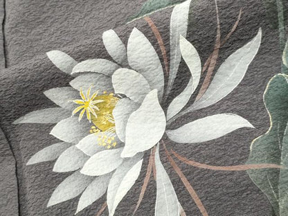 平和屋着物●東京友禅　菅有鬼一　色留袖　鷺　草花文　金彩　正絹　逸品　CABD9134gh
