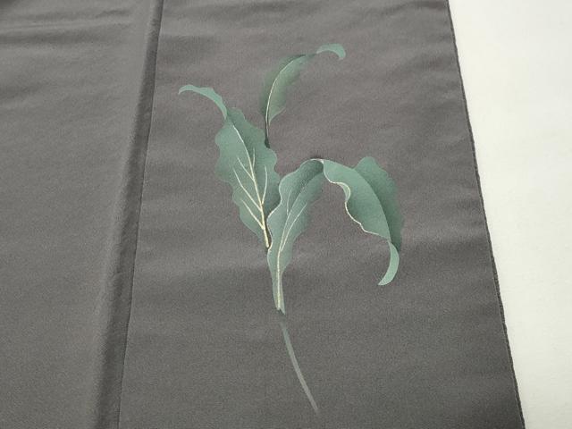 平和屋着物●東京友禅　菅有鬼一　色留袖　鷺　草花文　金彩　正絹　逸品　CABD9134gh