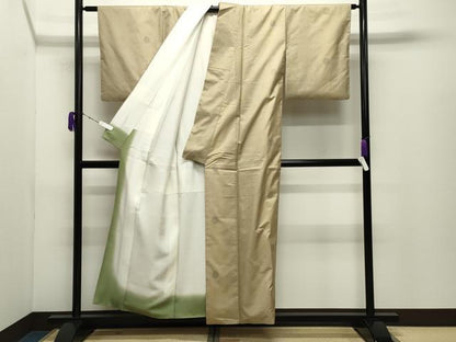 平和屋着物●本場大島紬　窪田優粋　9マルキ　花優羅　証紙付き　正絹　逸品　CABD9145gh