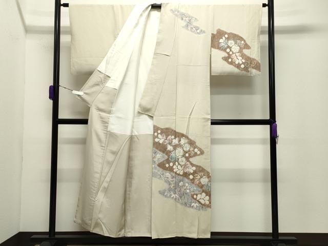 平和屋着物○十日町 名門 滝泰謹製 訪問着 辻が花 絞り 正絹 逸品