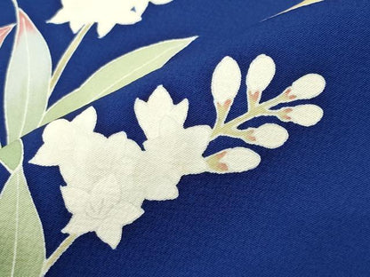 平和屋着物●本加賀友禅作家　金丸充夫　訪問着　草花文　正絹　逸品　CABD9156gh