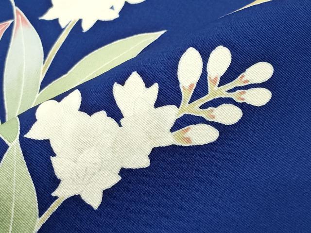 平和屋着物●本加賀友禅作家　金丸充夫　訪問着　草花文　正絹　逸品　CABD9156gh
