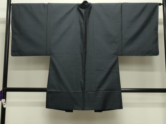 平和屋着物●男性　本場大島紬　アンサンブル　80亀甲　総詰め　正絹　逸品　未使用　CABD9167gh