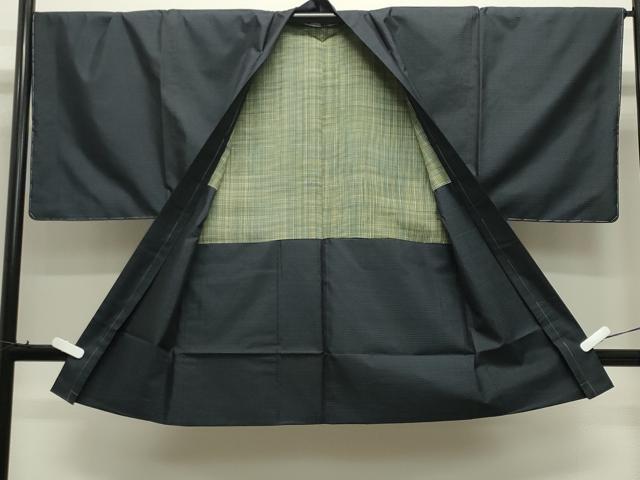 平和屋着物●男性　本場大島紬　アンサンブル　80亀甲　総詰め　正絹　逸品　未使用　CABD9167gh