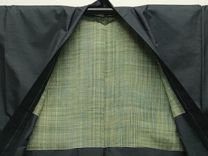 平和屋着物●男性　本場大島紬　アンサンブル　80亀甲　総詰め　正絹　逸品　未使用　CABD9167gh