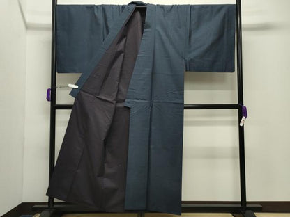 平和屋着物●男性　本場大島紬　アンサンブル　キングサイズ　100亀甲　総詰め　正絹　逸品　CABD9168gh