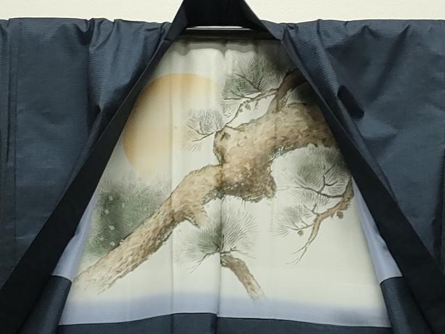 平和屋着物●男性　本場大島紬　アンサンブル　キングサイズ　100亀甲　総詰め　正絹　逸品　CABD9168gh