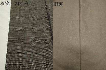 平和屋着物●男性　本場大島紬　アンサンブル　100亀甲　総詰め　正絹　逸品　CABD9169gh