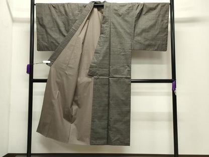 平和屋着物●男性　本場大島紬　アンサンブル　100亀甲　総詰め　正絹　逸品　CABD9169gh