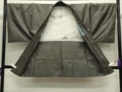 平和屋着物●男性　本場大島紬　アンサンブル　100亀甲　総詰め　正絹　逸品　CABD9169gh