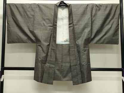 平和屋着物●男性　本場大島紬　アンサンブル　100亀甲　総詰め　正絹　逸品　CABD9169gh