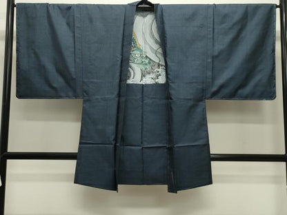 平和屋着物●男性　本場大島紬　アンサンブル・長襦袢セット　100亀甲　総詰め　正絹　逸品　未使用　CABD9170gh