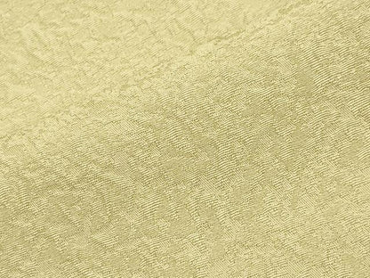 平和屋着物●上質な色無地　紋意匠　枯草色　正絹　逸品　未使用　CABD9175gh