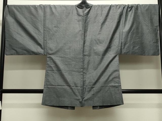 平和屋着物●男性　本場大島紬　アンサンブル　100亀甲　総詰め　キングサイズ　正絹　逸品　CABD9176gh