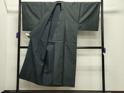 平和屋着物●男性　本場大島紬　アンサンブル　絣文様　正絹　逸品　CABD9177gh