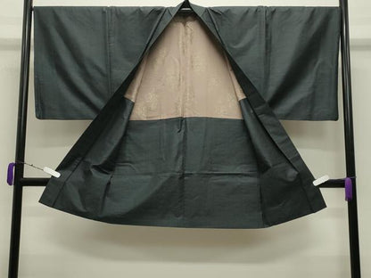平和屋着物●男性　本場大島紬　アンサンブル　絣文様　正絹　逸品　CABD9177gh