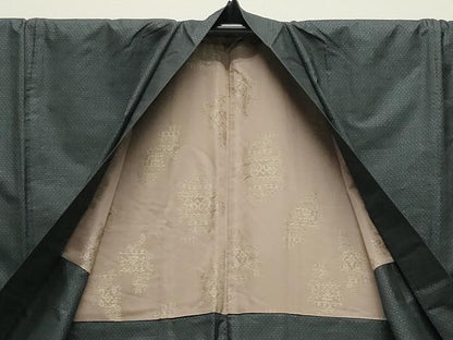 平和屋着物●男性　本場大島紬　アンサンブル　絣文様　正絹　逸品　CABD9177gh