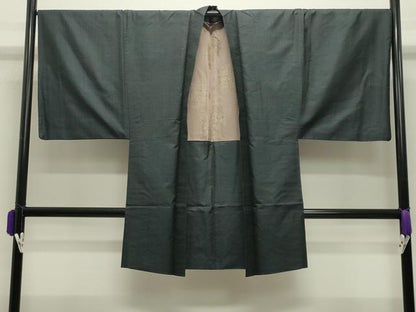 平和屋着物●男性　本場大島紬　アンサンブル　絣文様　正絹　逸品　CABD9177gh