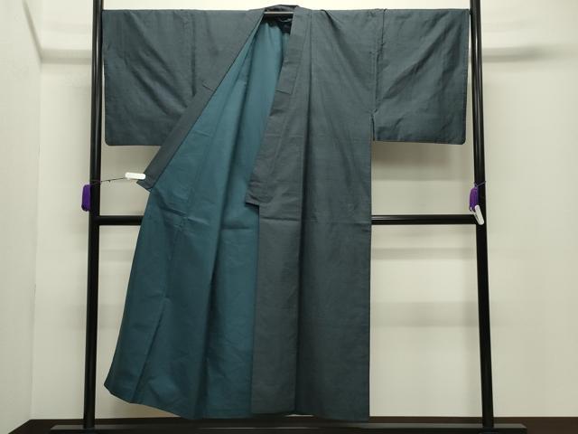 平和屋着物●男性　本場大島紬　アンサンブル　100亀甲　総詰め　正絹　逸品　CABD9178gh