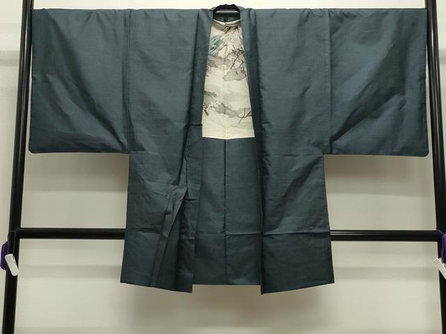 平和屋着物●男性　本場大島紬　アンサンブル　100亀甲　総詰め　正絹　逸品　CABD9178gh