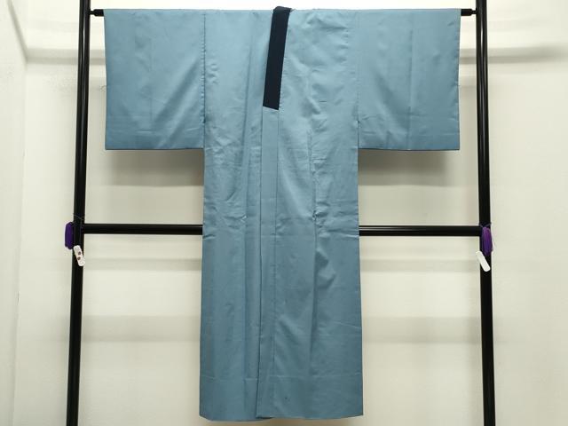 平和屋着物●男性　紬　アンサンブル・長襦袢セット　霞文　正絹　逸品　CABD9180gh