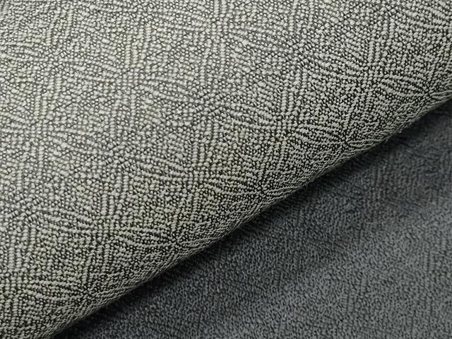 平和屋着物●訪問着　お召地　横段文　正絹　逸品　未使用　CABD9182gh