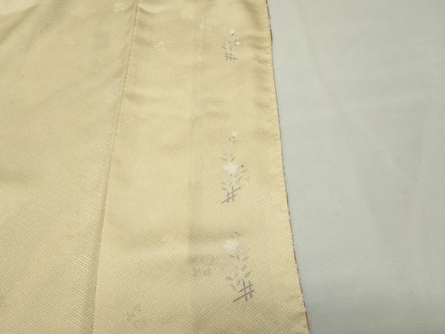 平和屋着物○訪問着 駒刺繍 絞り 雪輪花文 金銀彩 正絹 逸品