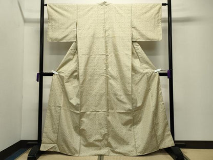 平和屋着物●本場大島紬　菱吉祥文　正絹　逸品　CABD9188gh