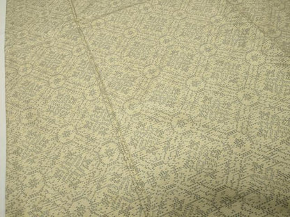 平和屋着物●本場大島紬　菱吉祥文　正絹　逸品　CABD9188gh