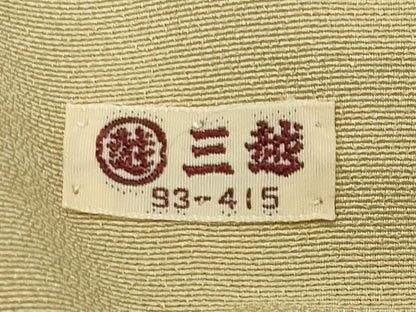 平和屋着物●創業460年・千總　訪問着　駒刺繍　更紗花唐草文　金彩　三越扱い　正絹　逸品　CABD9195gh