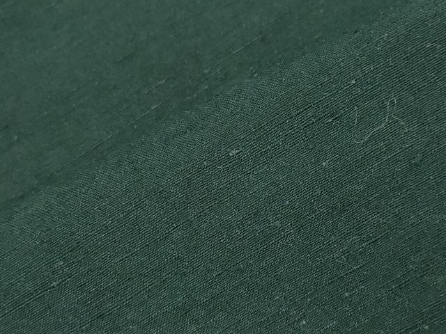 平和屋着物●男性　紬　アンサンブル　色無地　鉄色　正絹　逸品　CABD9203gh