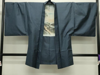 平和屋着物●男性　本場大島紬　アンサンブル　100亀甲　総詰め　正絹　逸品　CABD9204gh
