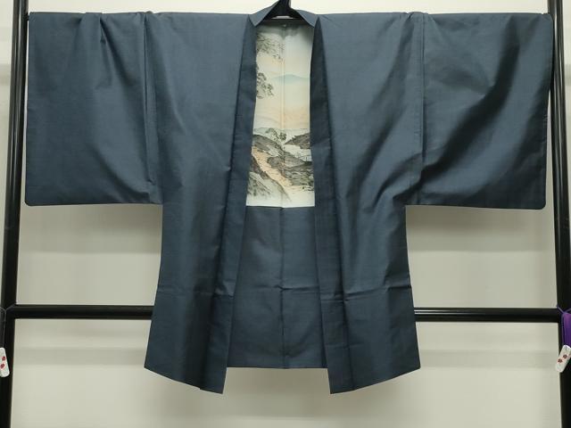平和屋着物●男性　本場大島紬　アンサンブル　100亀甲　総詰め　正絹　逸品　CABD9204gh