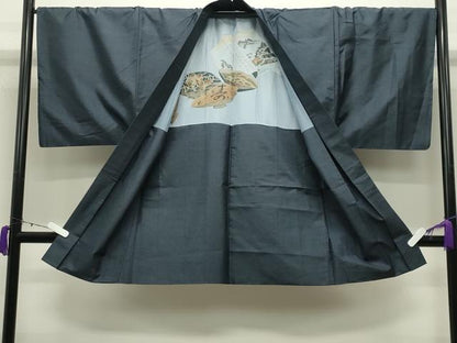 平和屋着物●男性　本場大島紬　アンサンブル　100亀甲　総詰め　正絹　逸品　CABD9205gh