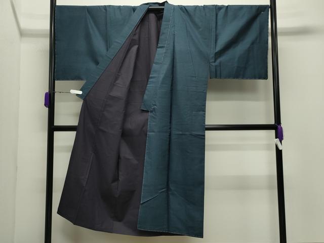 平和屋着物●男性　本場大島紬　アンサンブル・長襦袢セット　キングサイズ　100亀甲　総詰め　正絹　逸品　未使用　CABD9207gh