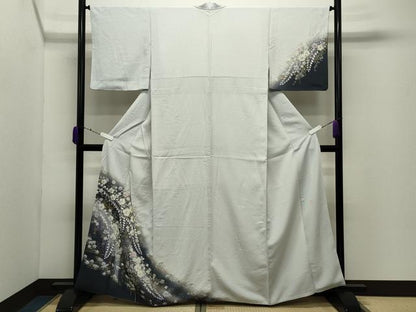 平和屋着物●越後十日町の一流染匠　桐屋・翠山工房　訪問着　辻が花　絞り　暈し染め　金彩　やまと誂製　正絹　逸品　CABD9211gh