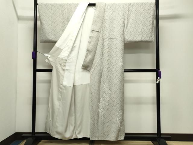 平和屋着物●染色作家　寺島利男　訪問着　お召地　南天文　正絹　逸品　CABD9219gh 平和屋着物○染色作家 寺島利男 訪問着 お召地 南天文 正絹 逸品
