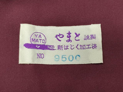 平和屋着物●結城紬　吉祥間道　やまと誂製　正絹　逸品　CABD9227gh