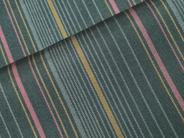 平和屋着物●本場縞大島紬　縞　ロング丈　正絹　逸品　未使用　CABD9228gh heiwaya-2025_caba6151