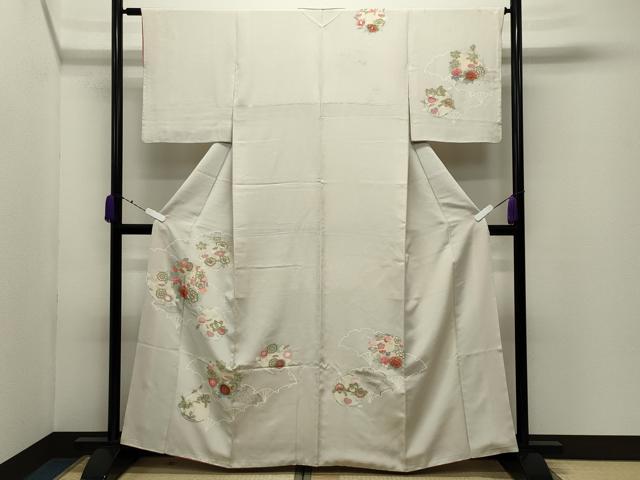 平和屋着物●創業460年・千總　訪問着　花丸文　金彩　松坂屋扱い　正絹　逸品　CABD9234gh
