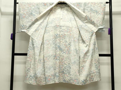 平和屋着物●長襦袢　無双仕立て　御所解松竹梅文　正絹　逸品　CABD9239gh