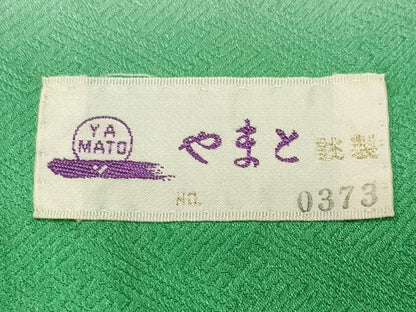 平和屋着物●訪問着　駒刺繍　絞り　飛鶴宝尽くし文　金銀彩　やまと誂製　正絹　逸品　CABD9243gh