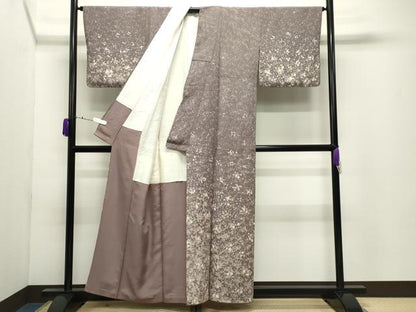 平和屋着物●訪問着　紬地　ろうけつ染　作家物　吉祥文　正絹　逸品　CABD9247gh