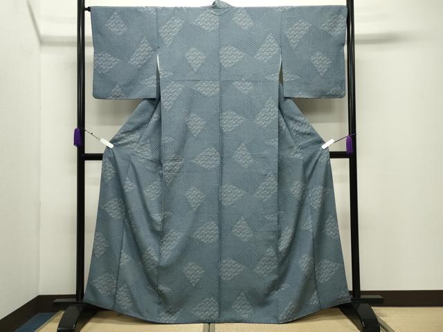 平和屋着物●江戸小紋　切嵌寄せ小紋柄　正絹　逸品　CABD9250gh 平和屋着物○江戸小紋 切嵌寄せ小紋柄 正絹 逸品 CABD9250gh